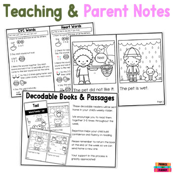 Spring CVC Decodables Decodable Readers Kindergarten CVC Decodable Books - Image 3