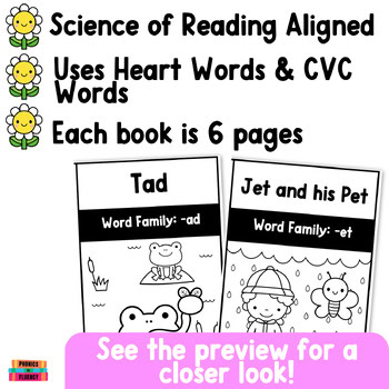Spring CVC Decodables Decodable Readers Kindergarten CVC Decodable Books - Image 4
