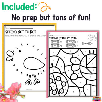 Early Finishers Spring Word Search April Fun Packet After Testing Activities K-1 - Image 3