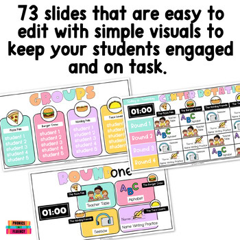 Station Rotation Google Slides Center Rotations Slides Kindergarten Small Group - Image 2