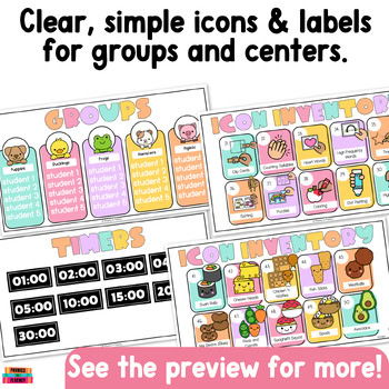 Station Rotation Google Slides Center Rotations Slides Kindergarten Small Group - Image 4