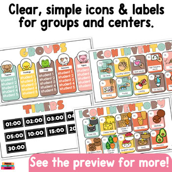 Editable Station Rotation Small Group Rotation Center Rotation Google Slides™ - Image 4