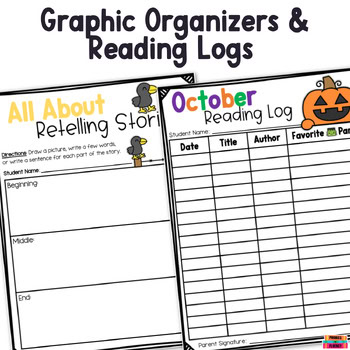 Kindergarten Reading Log Reading Challenge Bingo Homework Choice Menu K-1 - Image 2