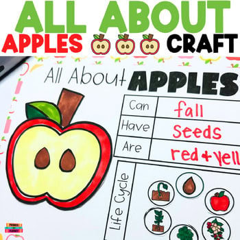 Craft for Kindergarten All About Apples Week Activities Preschool