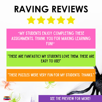 Halloween Kindergarten Writing Center Letter Tracing Mystery Picture Puzzles - Image 4