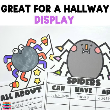 Spiders Writing Craftivity Can/Have/Are Graphic Organizer for Kindergarten - Image 3
