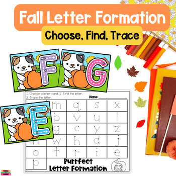 Letter Formation Practice - Letter Writing Practice - Fall Kindergarten Writing
