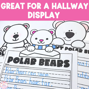 Polar Bears Writing Craft Can/Have/Are Bear Graphic Organizer for Kindergarten - Image 3