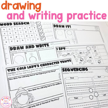 Kindergarten 1st Read Aloud Activities Crafts Retell Crafts Graphic Organizer - Image 2