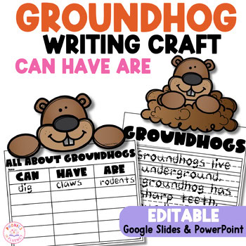 Groundhog Writing Craft Can Have Are Groundhog Graphic Organizer Kindergarten