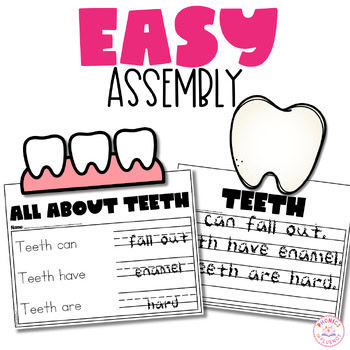 Dental Health Month Preschool Teeth Can Have Are Graphic Organizer Kindergarten - Image 2