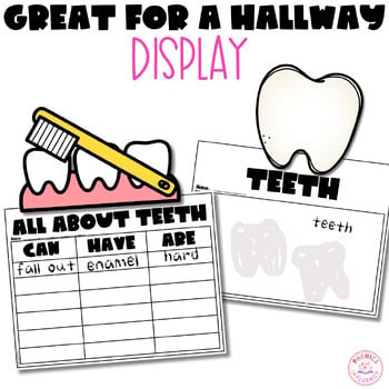 Dental Health Month Preschool Teeth Can Have Are Graphic Organizer Kindergarten - Image 3