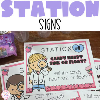 Valentine's Day Science Candy Heart Science Investigations STEM Kindergarten - Image 3