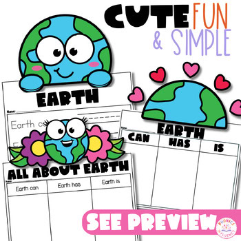 Can Have Are Graphic Organizer Earth Day Craftivity EarthDay Craft Kindergarten - Image 4