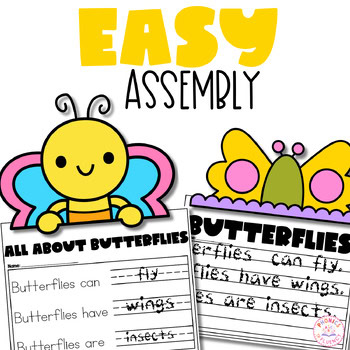 Can/Have/Are Graphic Organizer Insects Craft Kindergarten Science Butterflies - Image 2