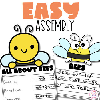 Can/Have/Are Graphic Organizer Insects Bees Craft Kindergarten Science Bees - Image 2