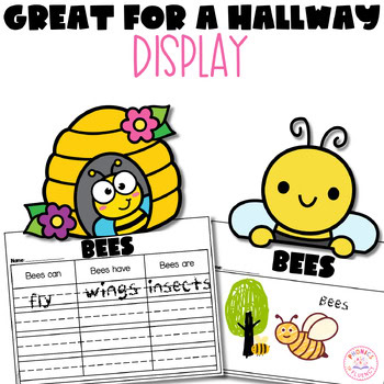 Can/Have/Are Graphic Organizer Insects Bees Craft Kindergarten Science Bees - Image 3