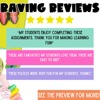 Spring Handwriting Kindergarten Writing Center Letter Tracing Mystery Pic Puzzle - Image 4