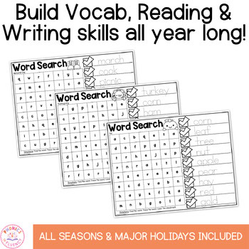 Spring Word Search Early Finisher Earth Day Fun Packet April Fast Finisher - Image 2