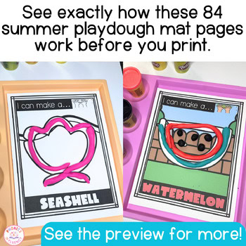 Playdoh Mats Summer Playdoh Mats Summer Playdough Mats Ocean Animals Fine Motor - Image 4