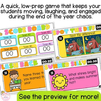 End of Year Games Game Show Fun Friday Activities Countdown to Summer Activities - Image 4