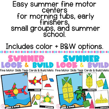 Fine Motor Task Boxes Countdown to Summer Activities Bingo Dauber Printables - Image 3