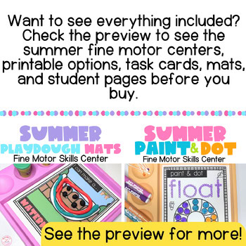 Fine Motor Task Boxes Countdown to Summer Activities Bingo Dauber Printables - Image 4