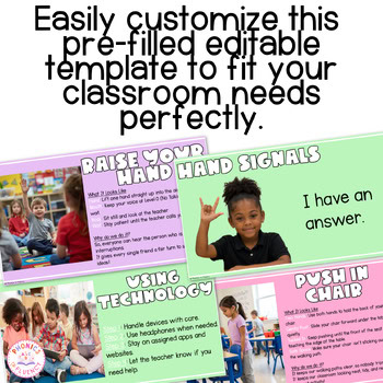 real pictures routines & procedures google slides kindergarten procedures slides - Image 3