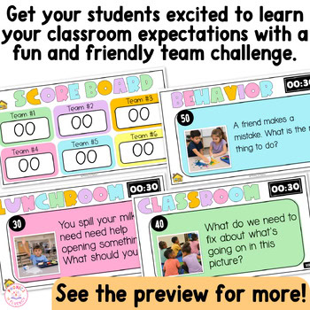 Routines, Rules & Expectations with Real Pictures PowerPoint Games Kindergarten - Image 4