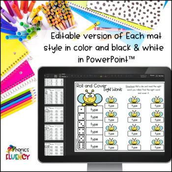 Editable Sight Word Games - Editable Sight Word Worksheets - Spring - Image 4