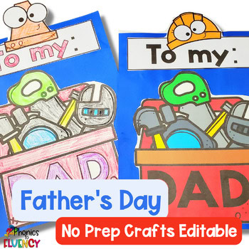 Father's Day Craft June No Prep Kindergarten