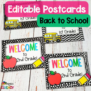 Welcome Postcards | Editable