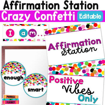 Printable Positive Affirmations Children - Affirmations Mirror