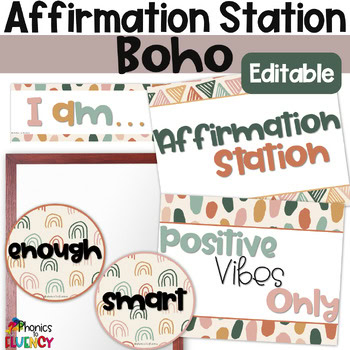 Boho Affirmation Station